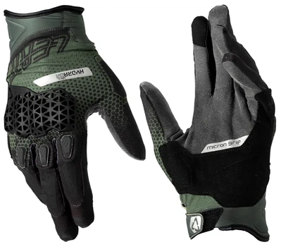 Мотоперчатки Leatt 5.5 HydraDri Adventure Short Forest L (10) зеленый короткие водонепроницаемые MicronGrip