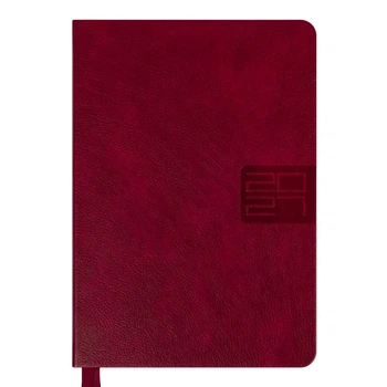 Дневник датированный 2027 Leo planner Persona A5 368 страниц красный (252748)
