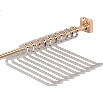 Вешалка для брюк CHUSHE в форме гуся, нескользящие зажимы для брюк для домашнего использования, многофункциональный органайзер для хранения, сушилка для белья, серая, 10 штук.