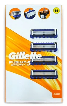 Сменные картриджи Gillette Fusion5 Sport, 4 шт
