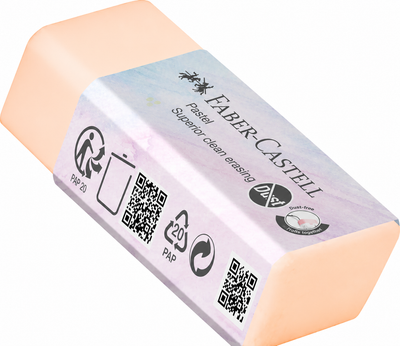 Гумка Faber-Castell 187392 DUST-FREE Pastel вініл, асорті (20) /187392/