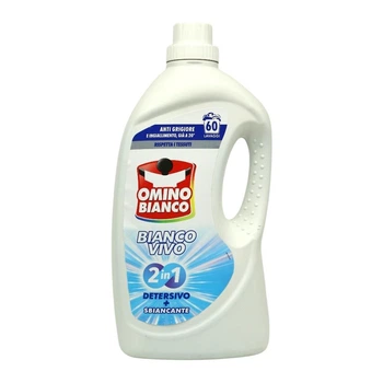 Гель для прання Omino Bianco Bianco Vivo 2 в 1 (засіб для прання та відбілювач) 2,4 л (60 прань)