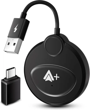Бездротовий адаптер Uniytriox Android Auto з Bluetooth, Wi-Fi 5 ГГц і перехідником USB Type-C
