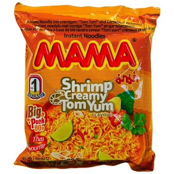Лапша быстрого приготовления MAMA Shrimp Creamy Tom Yum 55 г