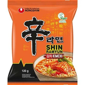 Лапша Рамен быстрого приготовления NONGSHIM с Кимчи Shin KIMCHI Ramyun 120 г