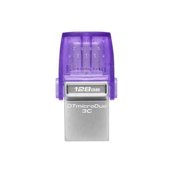 Флешка Kingston DataTraveler microDuo 3C 128 GB USB Type-A и Type-C до 200 Mb/s