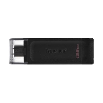 Флешка Kingston DataTraveler 70 64 GB USB-C 3.2 Gen 1 пластик черная