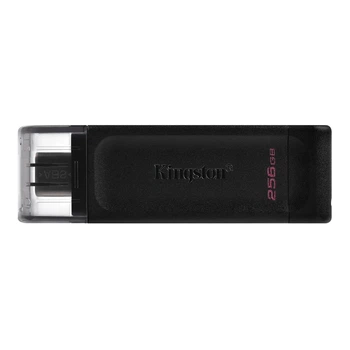 Флешка Kingston DataTraveler 70 256 GB USB 3.2 Type-C черная