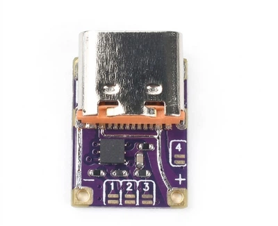 Ультракомпактный USB Type-C триггер быстрой зарядки PD3.0 / QC3.0 5A (5V–20V) — Модуль-декой для выбора напряжения