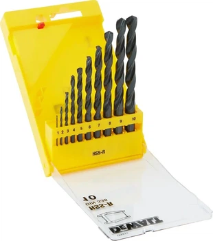 Набір свердел по металу DeWalt HSS-R DIN 338 10 шт (5011402382989)