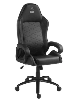 Кресло геймерское Bonro Alpha Gamer YG-N122 черное из экокожи с регулировкой высоты и мягкими подлокотниками (125-76-42401147)