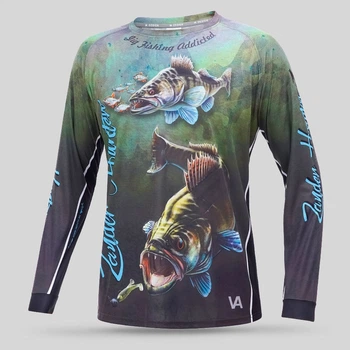 Дихаюча джерсі VEDUTA UPF50+ Zander Hunter 2XL чоловіча,J1ZH-IT-2XL