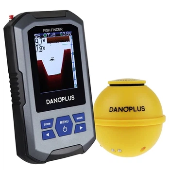 Беспроводной эхолот DANOPLUS для рыбалки (дальность до 200 м, сканирование до 45 м) (3012)