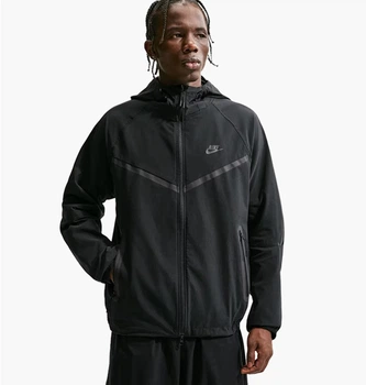 Ветровка мужскиая Nike M Nk Df Tch Wvn Wr Fz Black M Чорний IU6965-010