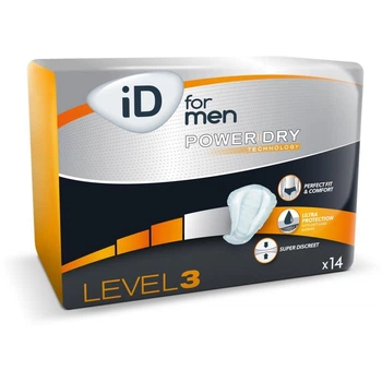 Прокладки урологические мужские іD Power Dry Level 3, 14 шт.