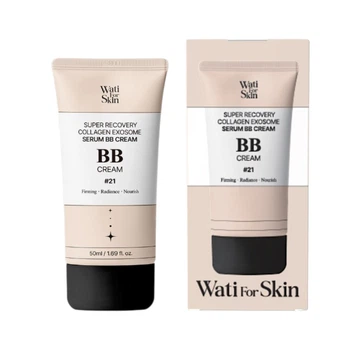 Крем WATI FOR SKIN BB для лица Super Recovery Collagen Exosome Serum BB Cream с коллагеном восстанавливающий 50мл