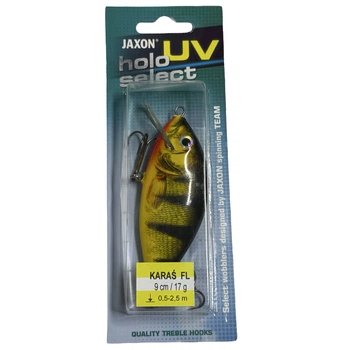 Воблер Jaxon HS Karas UV 9cm цвет OG, вес 17g заг. 0,5-2,5m floating,VU-KA9FOG