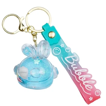 Брелок Bubble HP-55-32BL голубий 5×5.5 см пластик