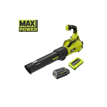Повітродувка Ryobi Max Power, RY36BLXA-140P, 36V, 4Ah, ЗП, 176км/год, 3.5кг (5133005418)