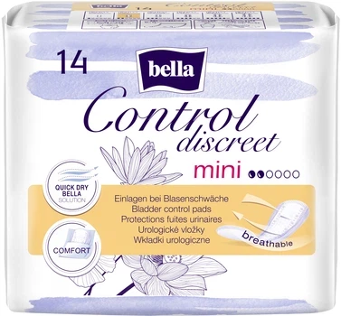Урологічні прокладки Bella Control Discreet Mini, 14 шт (5900516696924)