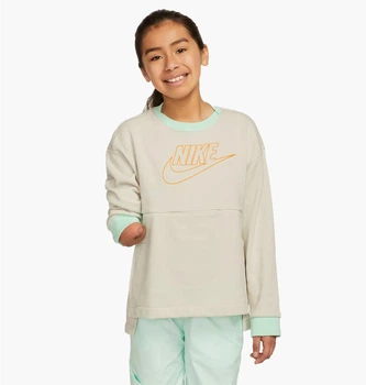 Детский свитшот Nike U Flyease Play Crew S Бежевый DM8539-072
