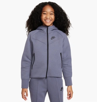 Детская толстовка Nike Sportswear Tech Fleece XS (122-128 CM) Фиолетовая FD2979-003