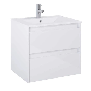 Шафка з умивальником Roca Claudia 600 White Glossy (A857794806+A3272A3000)