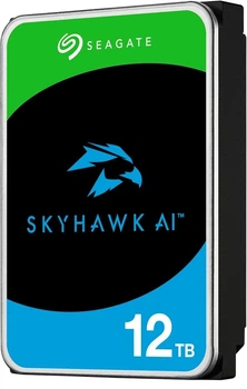 Жесткий диск (HDD) 3.5" SATA 12TB Seagate SkyHawk AI Surveillance 7200rpm/512MB (ST12000VE003)