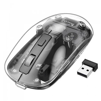 Мышь беспроводная Hoco GM29 Mysterios Bluetooth и 2.4G, 1600 dpi, 4 кнопки, черная
