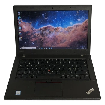 Ноутбук Lenovo ThinkPad L470 / 14" (1366х768) / i7-7500U / 16GB / 256GB SSD / AMD Radeon R5 M330, 2GB / 4G/LTE / Win10Pro / сканер відбитка - Б/в