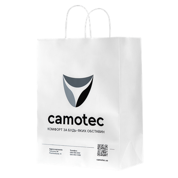 Пакет паперовий Camotec Білий