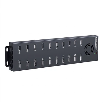 Концентратор USB SIPOLAR на 20 портів, A-805p, 120Вт, вентилятор