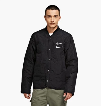 Куртка мужская Nike M Nsw Swoosh Jkt+ Quilted XS Чорний CU3922-010