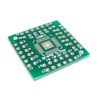 Макетная плата - адаптер MAKET-PCB-QFPxQFN44x48-DIP44x48 - 766076