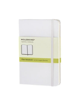 Записная книжка Moleskine Classic карманная, Нелинованная Белая (QP012WH) 9788866137191