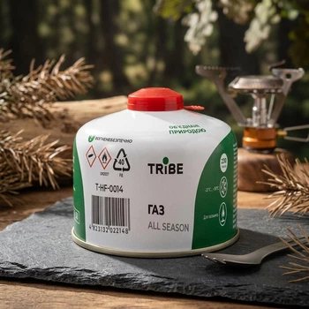 Балон газовий різьбовий Tribe 230 г. Для портативних газових приладів