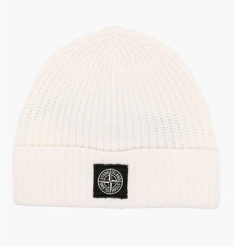 Шапка Stone Island Unisex Beanie ONE SIZE Світло-кремовий 8115N10B5-V0097