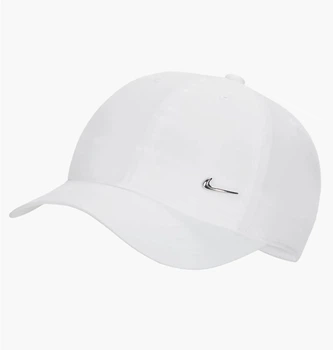 Кепка Nike Dri-Fit Club Metal-Swoosh White ONE SIZE Білий FB5064-100