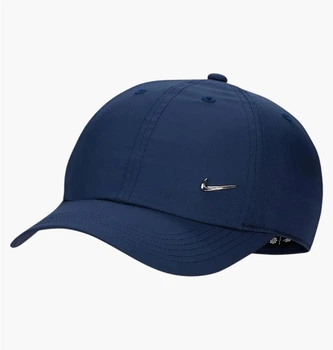 Кепка Nike Dri-Fit Club Metal-Swoosh Blue ONE SIZE Синій FB5064-410