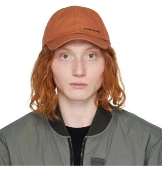 Кепка Stone Island Кепка Orange Bonded Cap ONE SIZE Помаранчевий 801599761-V0013
