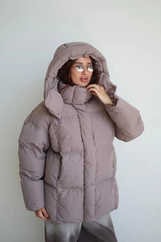 Зимова куртка Mila Nova К-402 50 капучино