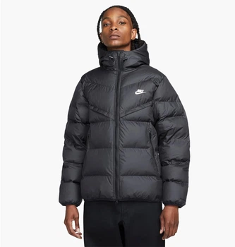 Куртка мужская Nike M Sf Wr Pl-Fld Hd Jkt XS Чорний FB8185-010
