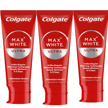 Набір зубних паст Colgate Max White Expert Original Trio з фтором 3 x 75 мл (8590232000739)