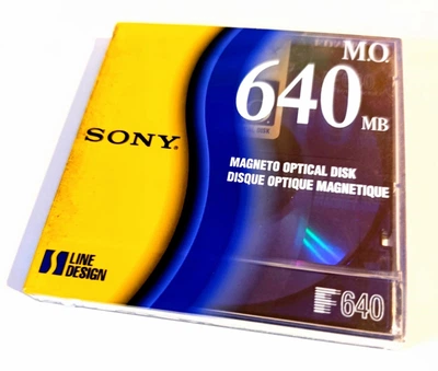 Магнітооптичний диск SONY 640 Mb (Magneto-Optical Disk / MO disk