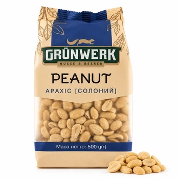 Арахіс Солоний Grunwerk Peanut 500г