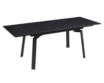 Стол раскладной ProDobro BELFORD CERAMIC 140(200)*80 черный орех