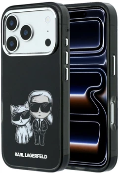 Etui Karl Lagerfeld IML Karl&Choupette Bodies Sketch Print MagSafe do Apple iPhone 17 Pro Max/18 Pro Max Black (KLHMP18X6HKCIDK)