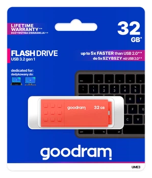 Флеш память Goodram 32GB UME3 Orange USB 3.0 (UME3-0320O0R11)
