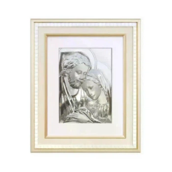 Икона Святое Семейство серебряная в раме Atelier 3023 0280 4S (37 x 53 см)