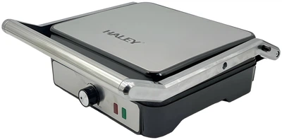 Электрогриль HALEY HY-8605 — контактный гриль для мяса, овощей, сэндвичей и домашнего приготовления (73297)